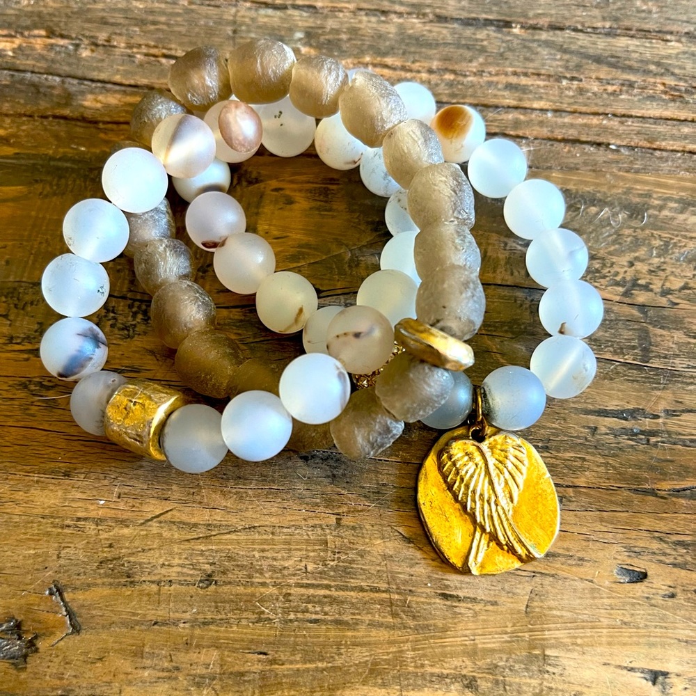 Multi color beaded bracelets